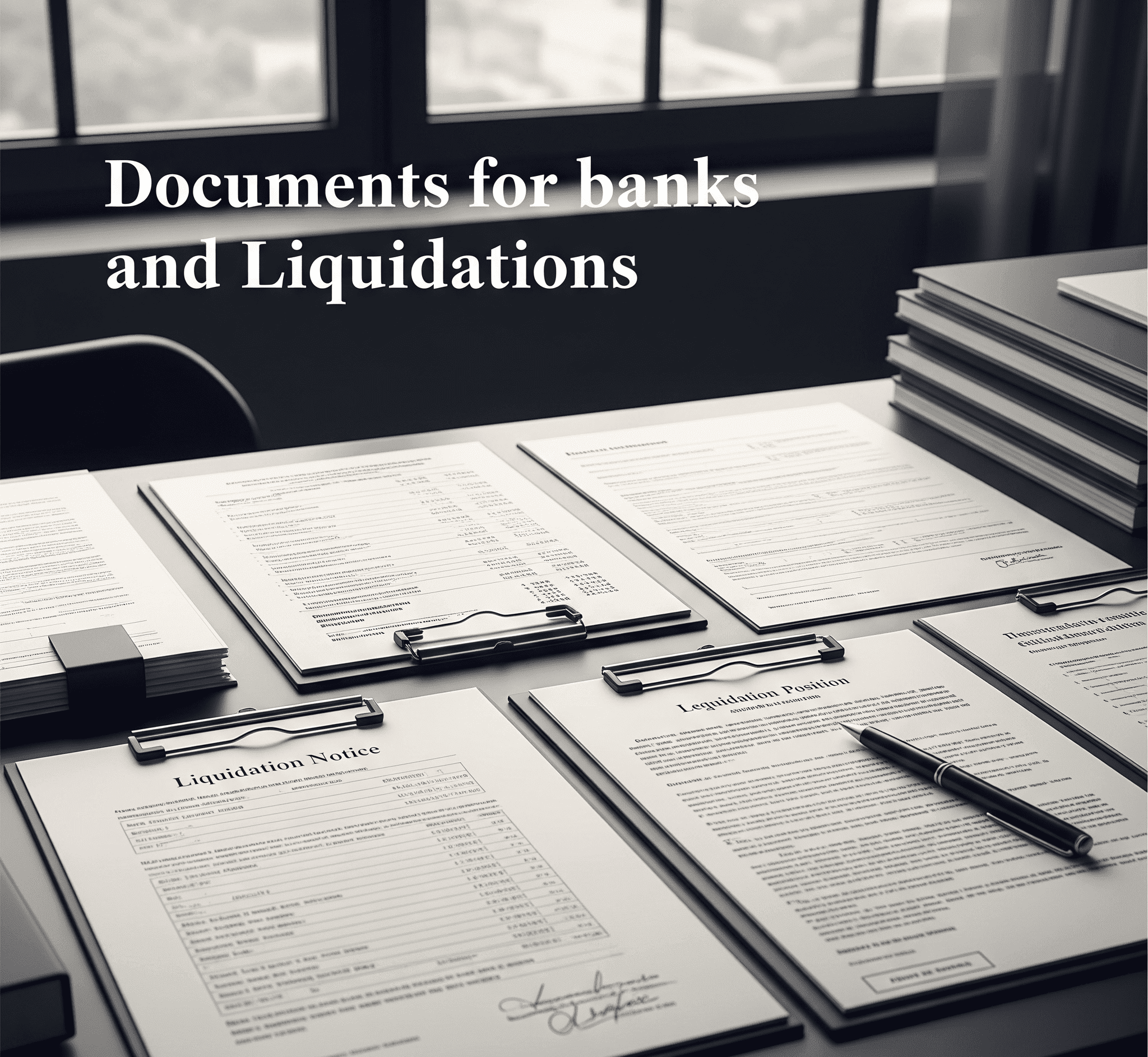 Documentos para Bancos y Licitaciones